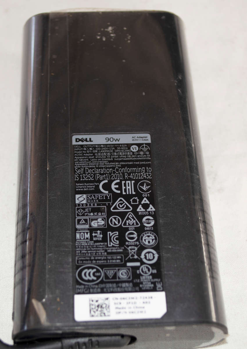Brand new original Dell Big pin Laptop chargers, 90 watt, output 19.5v - 4.62A