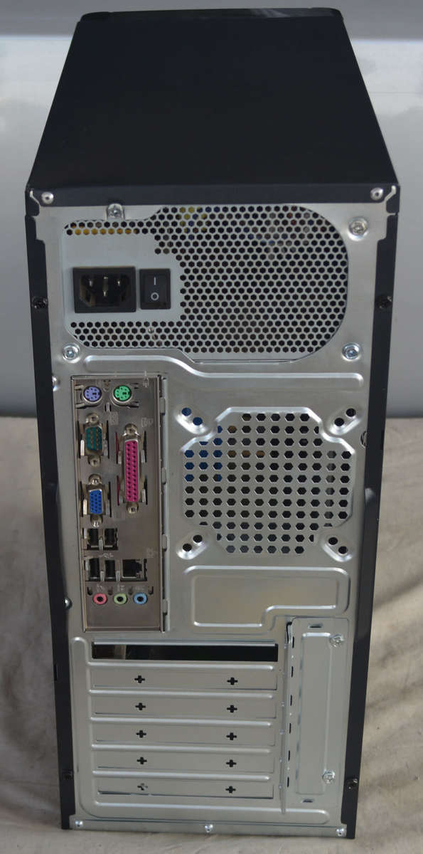 FIRESALE Stylish desktop pc with rgb fan, intel pentium duo cpu, 4gb ram, 260gb hd, dvd, win 11 pro