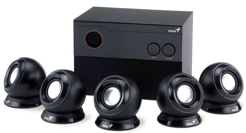 GENIUS 5.1 CHANNEL SURROUND SPEAKERS SYSTEM *OUTSTANDING PERFORMANCE* (BRAND NEW)