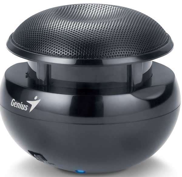 GENIUS SP-i160 PORTABLE SPEAKER WITH RECHARGEABLE BATTERY FOR IPOD, PC ETC (BRAND NEW)