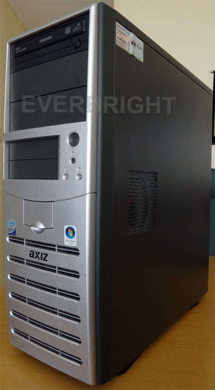 AXIZ GAMING DESKTOP CORE2DUO 2.53, 2GB RAM, NVIDIA 3D CARD, 160GB HD, LIC WIN VISTA BUS ETC