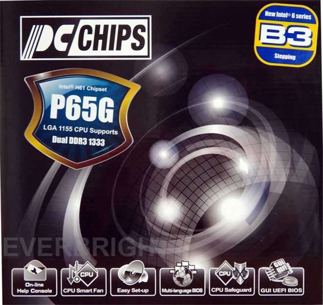 PCCHIPS INTEL H61 CHIPSET LGA1155 GAMING MOTHERBOARD (BRAND NEW)