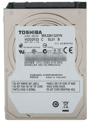 TOSHIBA {{{320GB}}} FASTEST 7200RPM 2.5" LAPTOP SATA INTERNAL HARD DRIVE (BRAND NEW)