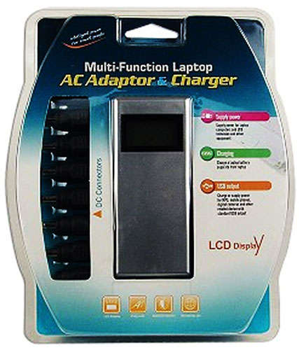MULTI-FUNCTION LAPTOP AC ADAPTOR & CHARGER (90W)