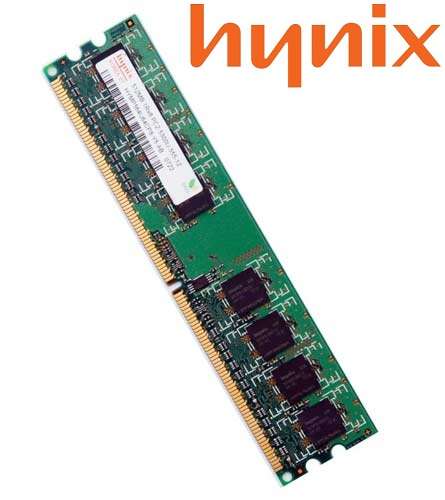 HYNIX 1GB (2x512MB) 1RX8 PC2-5300U DDR2  DESKTOP MEMORY RAM