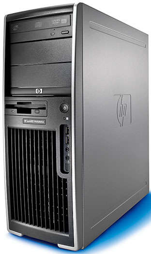 HP WORKSTATION CORE 2 DUO, 3GB RAM, NVIDIA GRAPHICS, 160GB HD, DVD, LICENSED WIN XP PRO