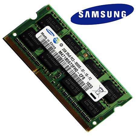 SAMSUNG 2GB 2RX8 PC3 8500S DDR3 1066MHz FOR APPLE & OTHER LAPTOP MEMORY RAM