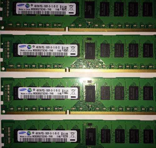 SAMSUNG 4GB 2RX8 PC3 DDR3 - 1333MHz DESKTOP RAM