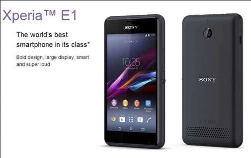 SONY XPERIA E1 MODEL D2005 BLACK , 8 MONTHS WARRANTY SLIGHTY USED LIKE NEW