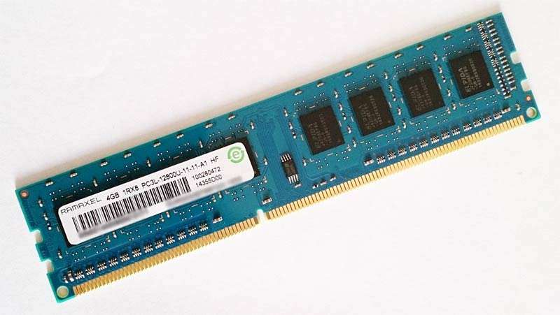RAMAXEL 4GB 1RX8 PC3L DDR3 - 1600MHz DESKTOP RAM