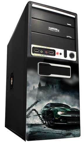 STYLISH 3D DESKTOP PC CORE i3 {4th GEN} @ 3.50 GHz,8GB RAM,500GB HD, DVD-RW, LIC WIN 7 PRO, HDMI,ETC