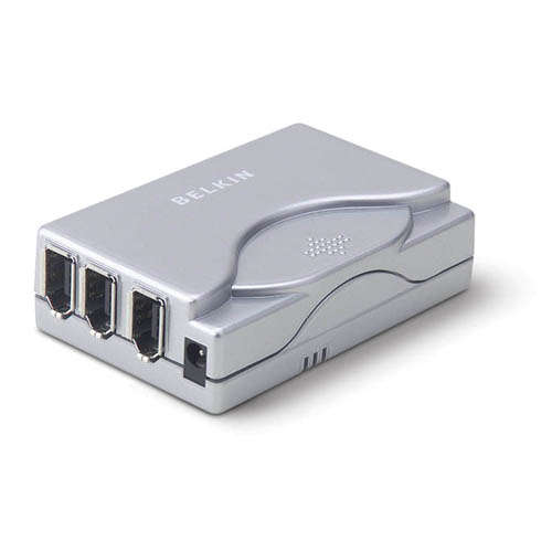 BELKIN FIREWIRE 6-PORT MINI HUB FOR GAMING ETC (BRAND NEW)