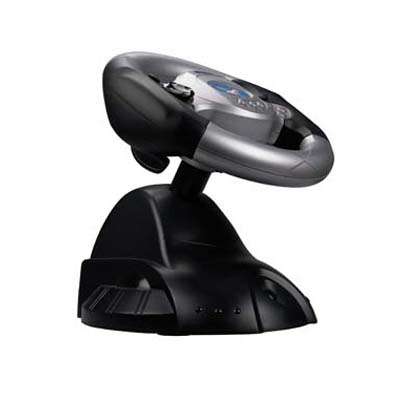 iSONIC DUAL SHOCK GAMING WHEEL WITH PEDALS FOR PC (BRAND NEW)