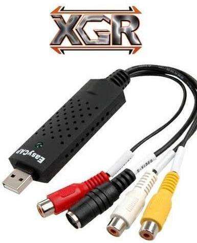 XGR EASYCAP USB VIDEO & AUDIO CAPTURE ADAPTER WITH SOFTWARE (BRAND NEW)