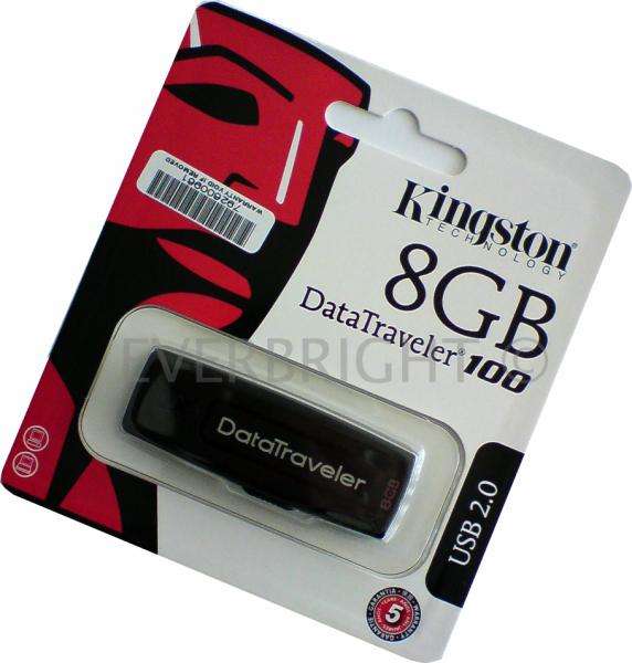 *GENIUNE* KINGSTON 8GB DATA TRAVELLER FLASH DRIVE (BRAND NEW)