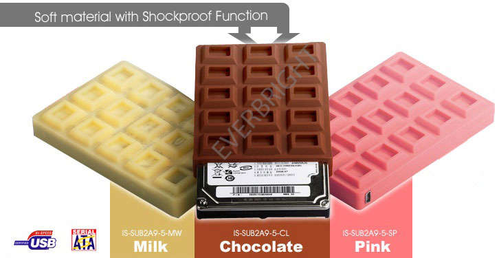 AGESTAR 2.5" USB SATA HARD DISK SILICON CASING (SUPPORTS UPTO 500GB HARD DISKS)