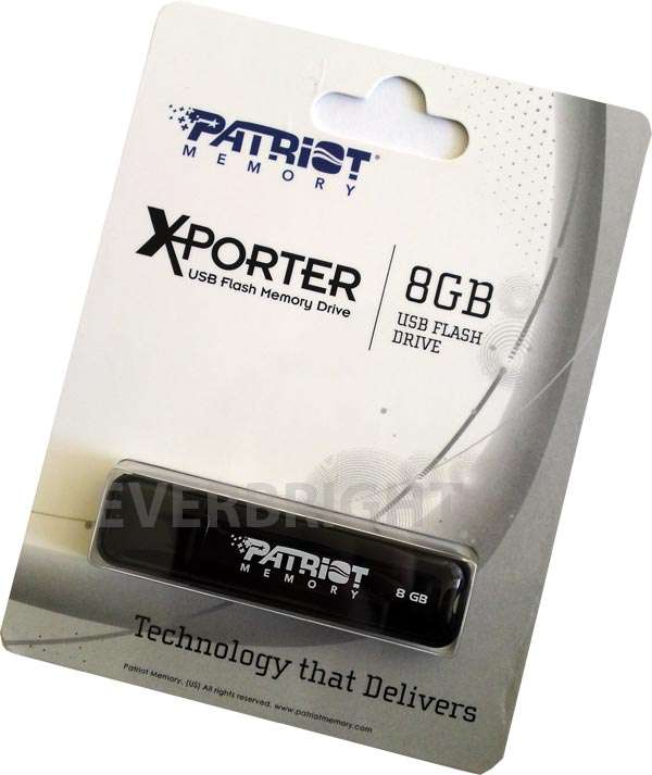*GENIUNE* PATRIOT XPORTER 8GB HIGH-SPEED USB FLASH DRIVE (BRAND NEW)