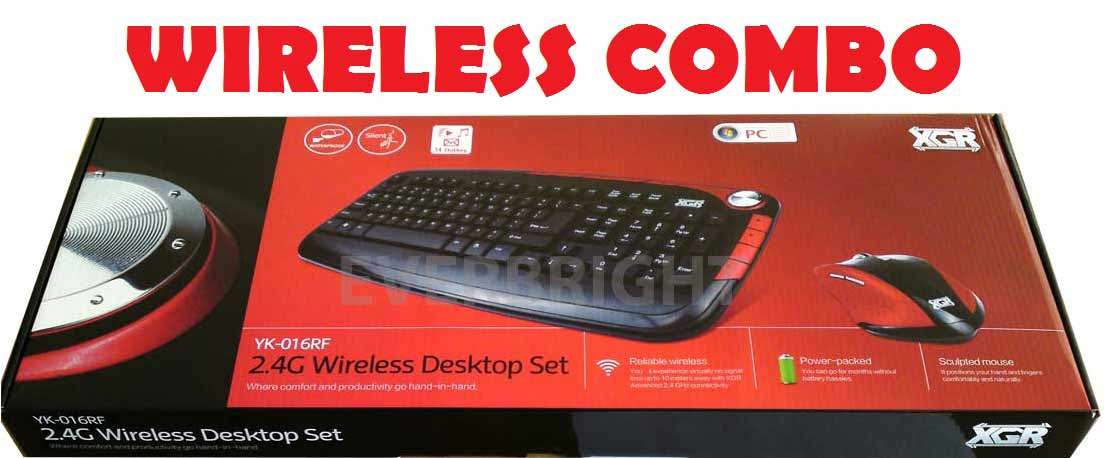 XGR STYLISH 2.4GHz WIRELESS MULTIMEDIA COMBO (BRAND NEW)