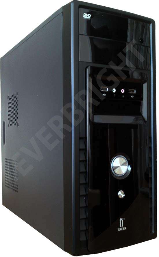 DUNHERM PC CASING WITH 450WATTS POWER SUPPLY, FRONT USB PORTS ETC *BRAND NEW*