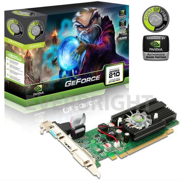 POV NVIDIA GeForce 1024MB DDR3 GRAPHICS CARD (BRAND NEW)