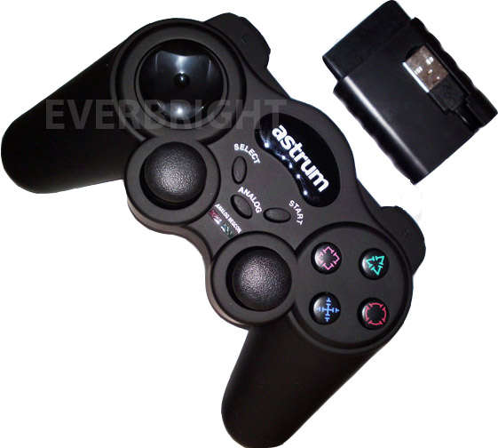 ASTRUM DUALSHOCK WIRELESS CONTROLLER FOR PC / PS2 / PS3  (BRAND NEW)