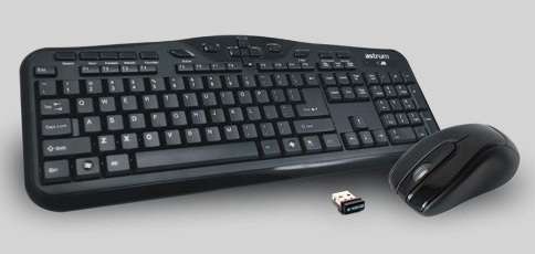 ASTRUM 2.4GHz WIRELESS MULTIMEDIA KEYBOARD AND MOUSE COMBO (BRAND NEW)