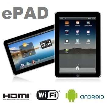 iSONIC 7" ePAD / TABLET WITH ANDROID, TOUCH SCREEN, HDMI, WiFi ETC (BRAND NEW)
