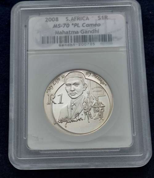Silver Protea R1 - 2008 Gandhi MS70