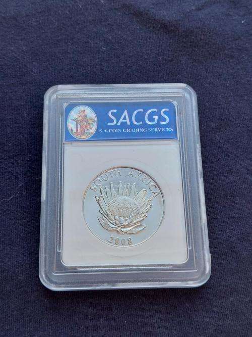 Silver Protea R1 - 2008 Gandhi MS70