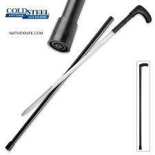Cold Steel - HEAVY DUTY SWORD CANE (Hidden Walking Stick Sword) ( Genuine Cold Steel )