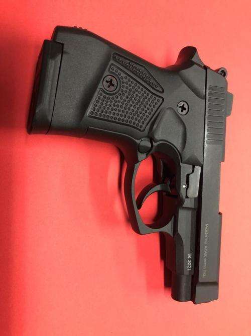 9mm Blanks Gun - ZORAKI 2914TDB -9mm Blanks & Pepper Firing Gun Only - No License Required - Compact
