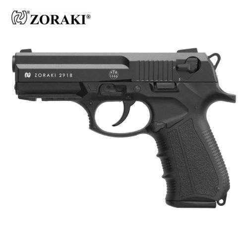 9mm Blanks Gun - ZORAKI 2918- 9mm Pepper Firing Hand Gun ONLY -No License Required