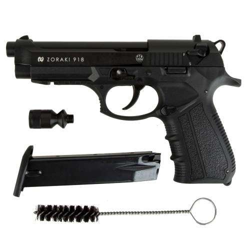 9mm Blanks Gun - ZORAKI 918, 9mm Pepper Firing Hand Gun - Looks Like Beretta 92fs - No Lisence i