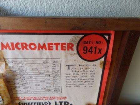 MOORE AND WRIGHT MICROMETER BOXED