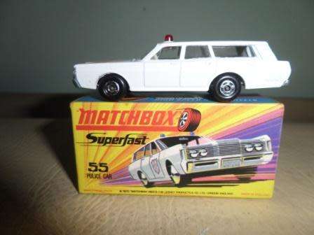 MATCHBOX NO 55 MERCURY POLICE CAR
