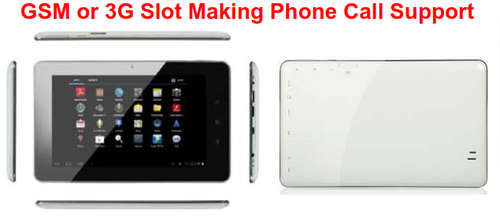 7" inch Android 4.0 3G GSM SIM Phonecall tablet, 8 GB NAND, LOCAL STOCK, Express Shipping available