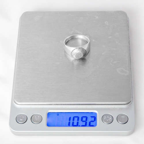 Seymchan Meteorite On Solid Sterling Silver (.925) Ring