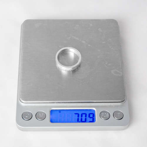 Solid Sterling Silver (.925) Ring With Pattern Finish