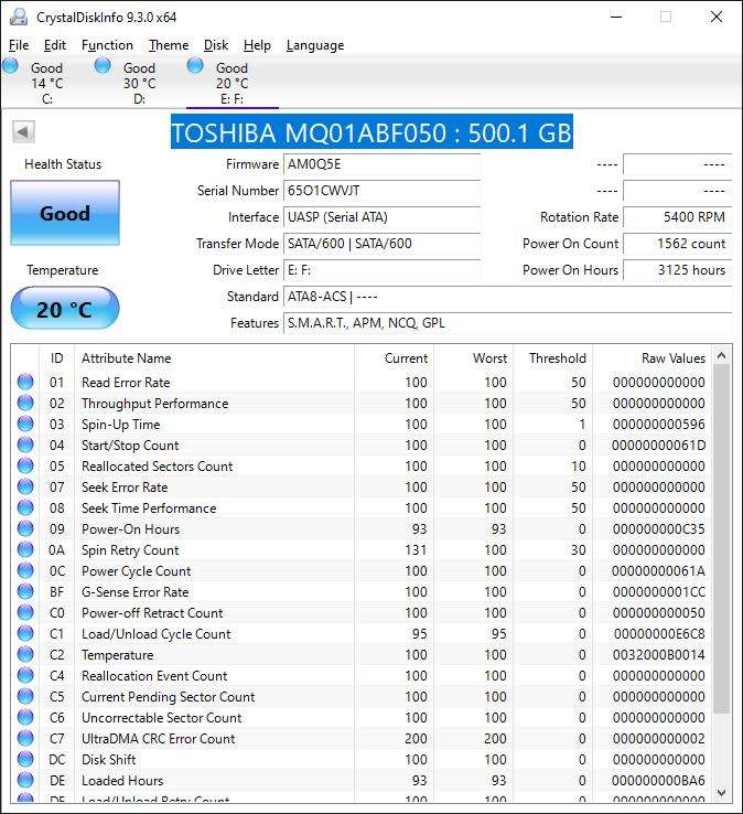 2.5inch 500GB Internal Hard Drives