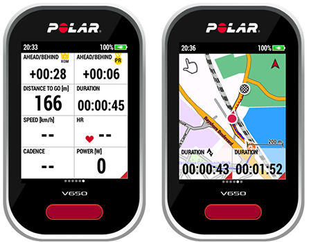 Polar V650 Cycling Computer with Heart Rate Monitor