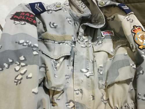 Kuwait Camo jacket British RAF Police