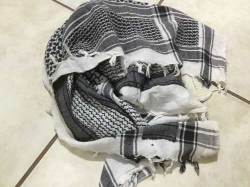 Special forces shemagh scarf  b/w