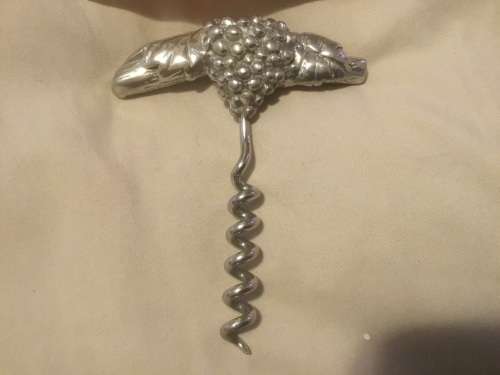 evelin jenee pewter corkscrew