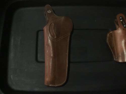leather gun holster