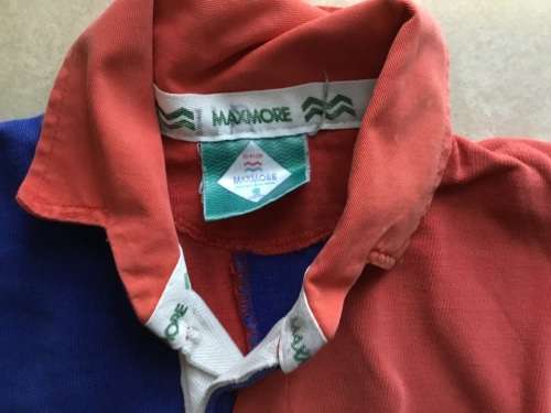 Maxmore rugby jersey kids size  32-81 cm  long sleeved no 5