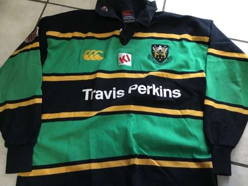 Northampton saints rugby jersey  XL