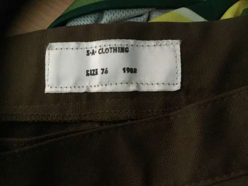 SADF cadets shorts  size 76