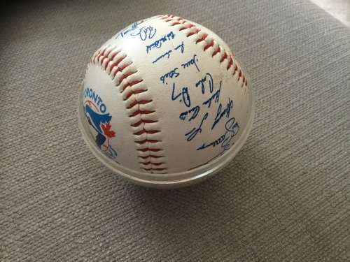 Baseballs Toronto blue jays signed base ball