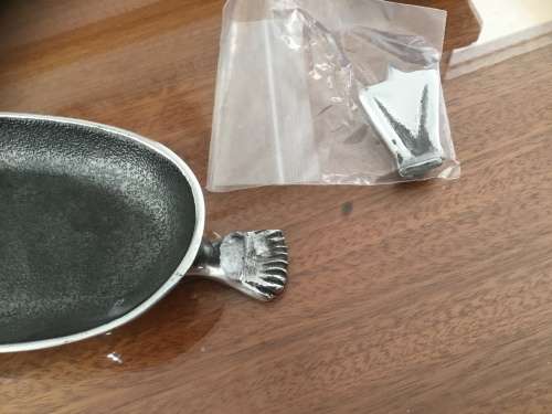 Carrol Boyes Canoe Bowl damaged