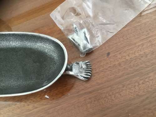 Carrol Boyes Canoe Bowl damaged